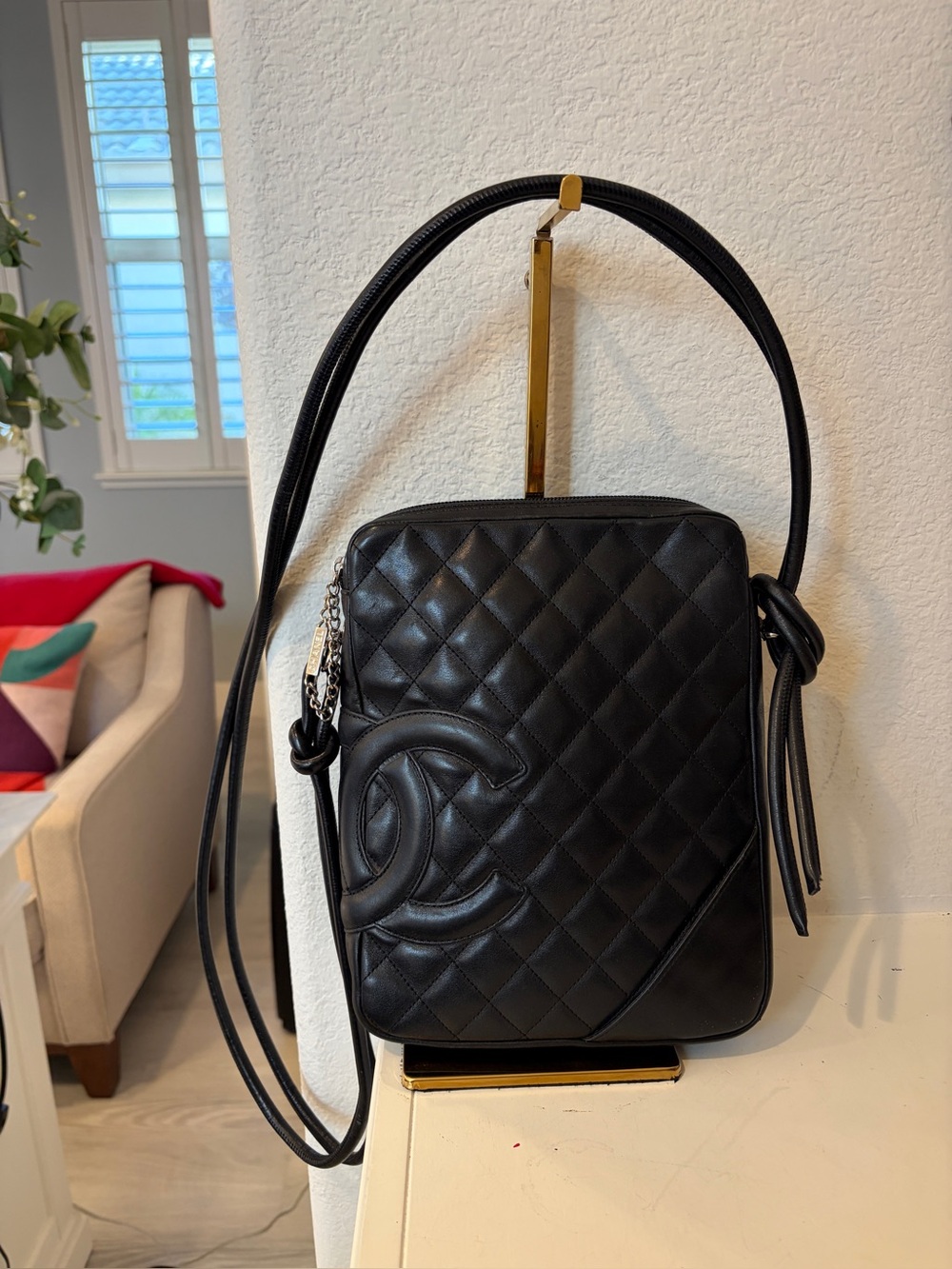 CHANEL Cambon Quilted Lambskin Crossbody